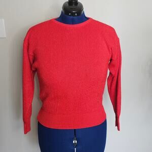 Mondi Red Wool Knit Sweater